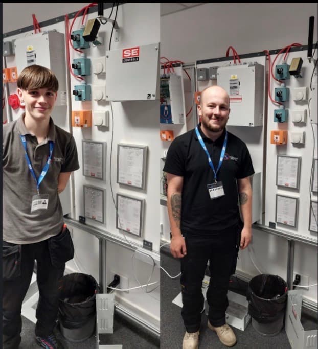 Jake completing SE Controls Silver Training